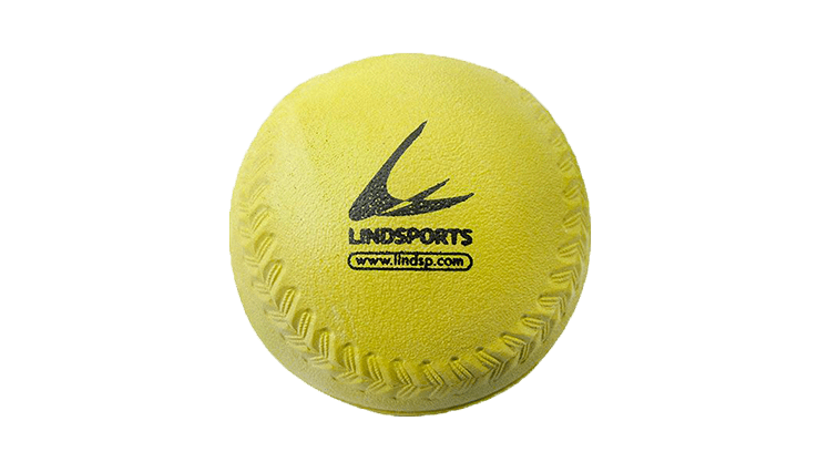 ディンプルボール(中) 10ダース(120球入) イエロー LINDSPORTS