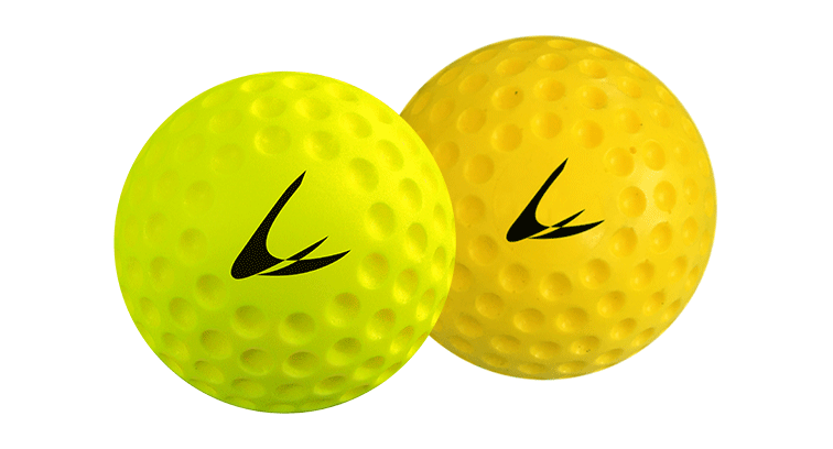 ディンプルボール(中) 10ダース(120球入) イエロー LINDSPORTS