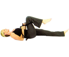 腰と臀部のストレッチ