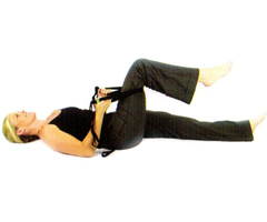 腰と臀部のストレッチ