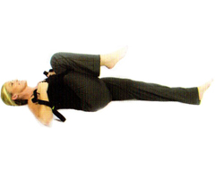 腰と臀部のストレッチ