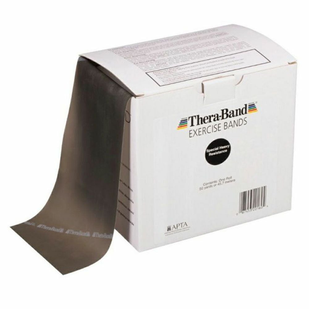 THERABAND セラバンド 徳用サイズ 合計45.7m(50ヤード) 黒 ブラック
