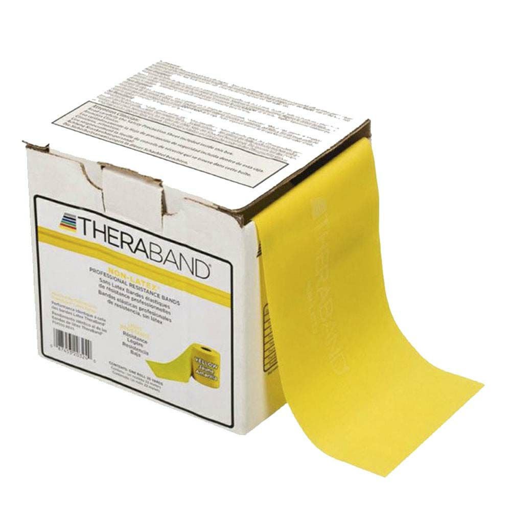 THERABAND セラバンド ノンラテックスバンド 黄 イエロー 長さ22.86m