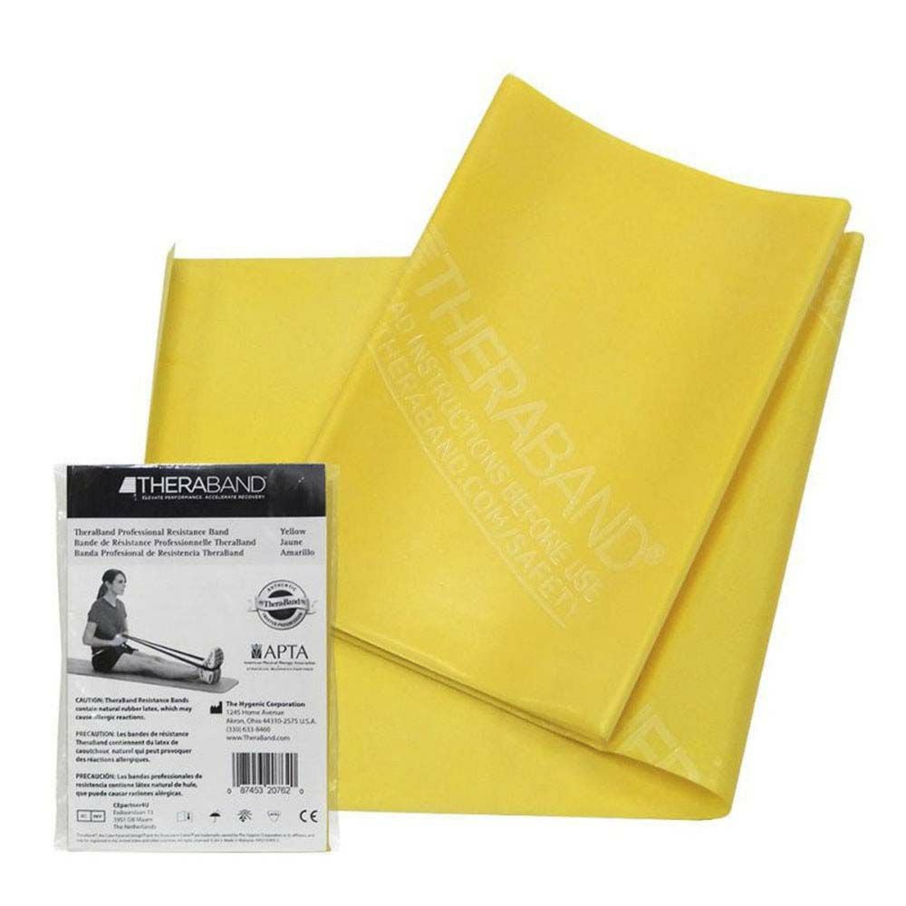 THERABAND セラバンド 1.5mカットバラ売り 黄 イエロー YELLOW