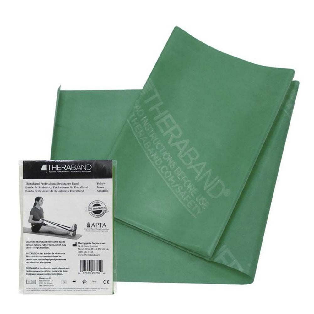 THERABAND セラバンド 1.5mカットバラ売り 緑 グリーン GREEN