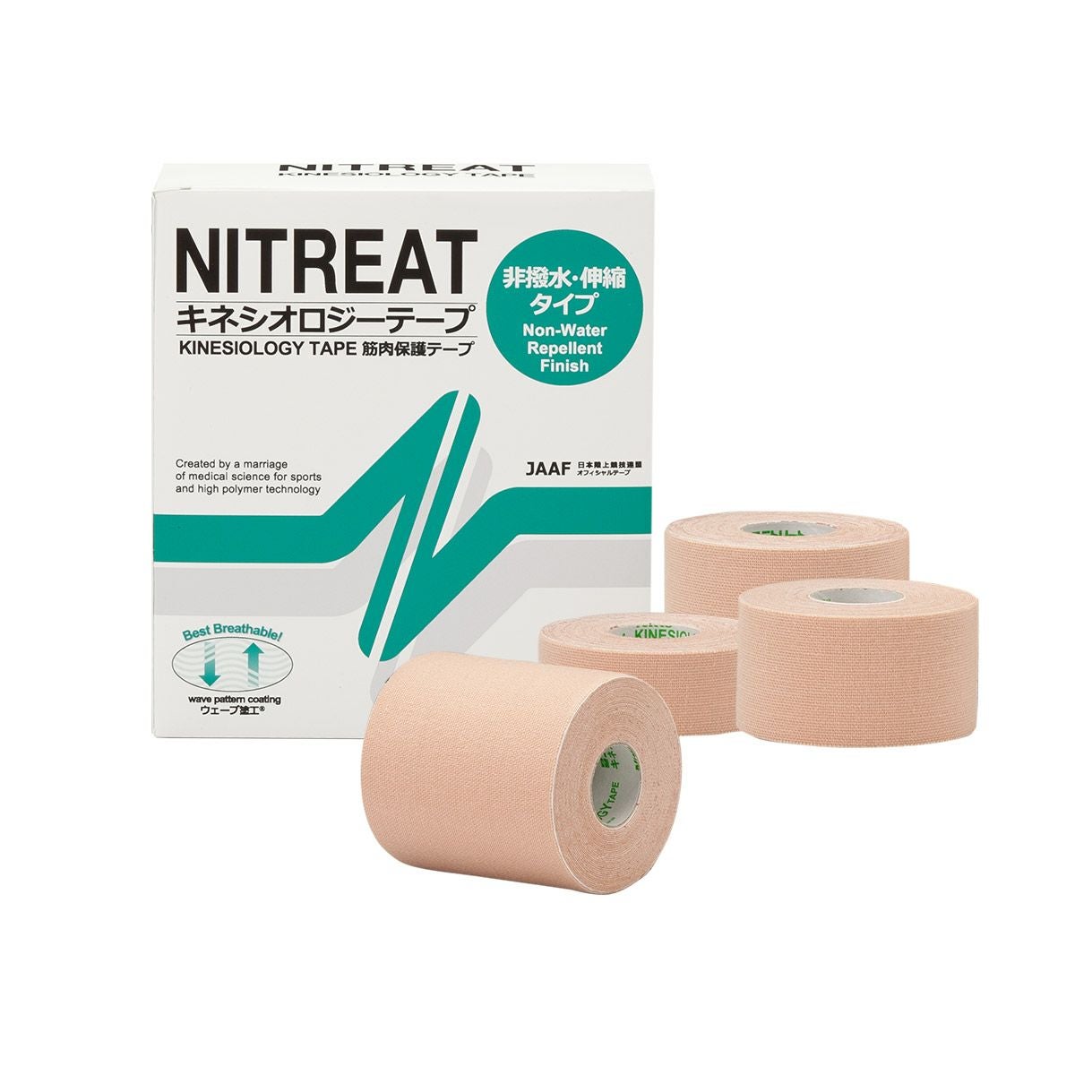 NITREAT (ニトリート) キネシオロジーテープ NK-25 25mm×5m (12本入