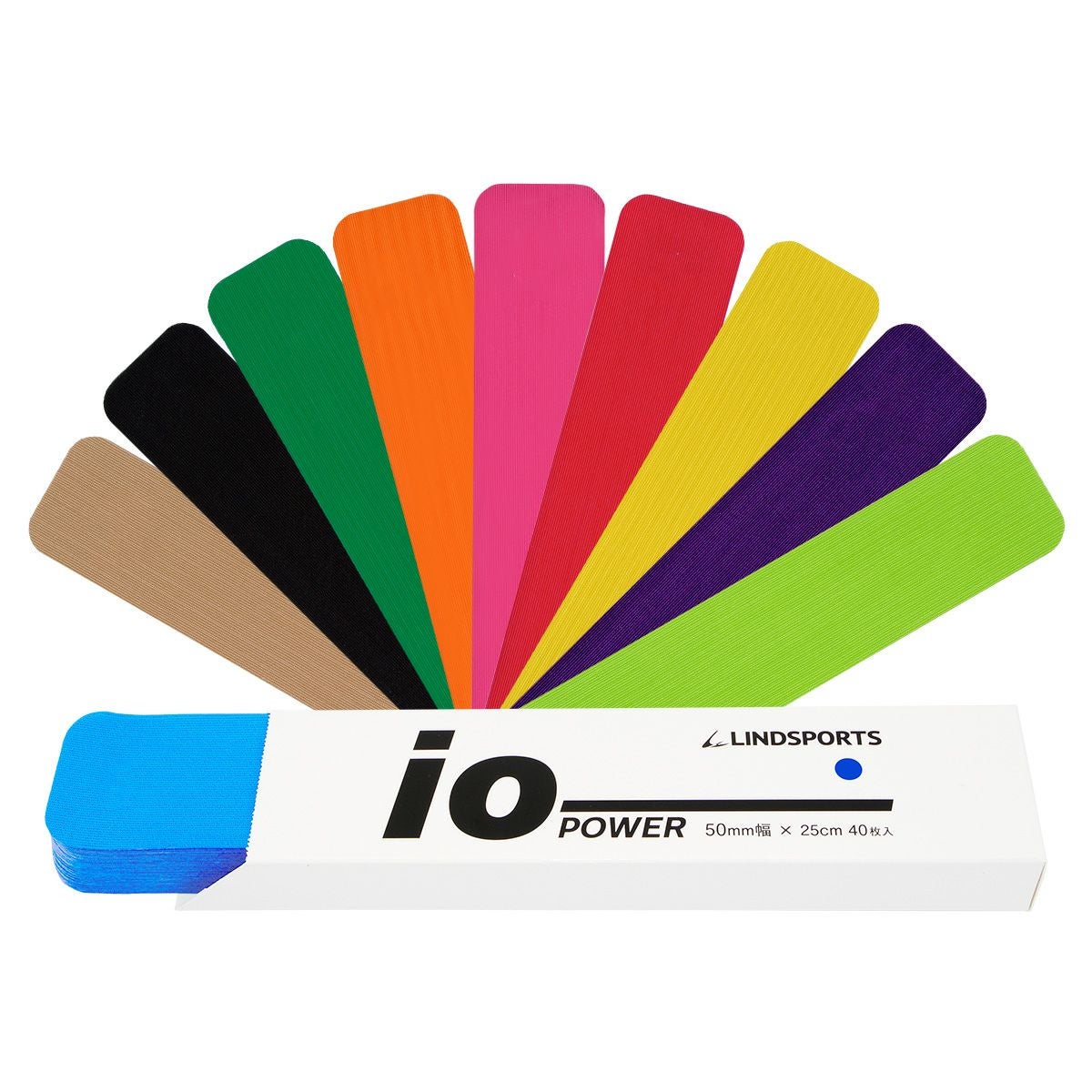 LINDSPORTS | パワーイオテープ 幅50mm×5m 6本 | キネシオロジーテープ