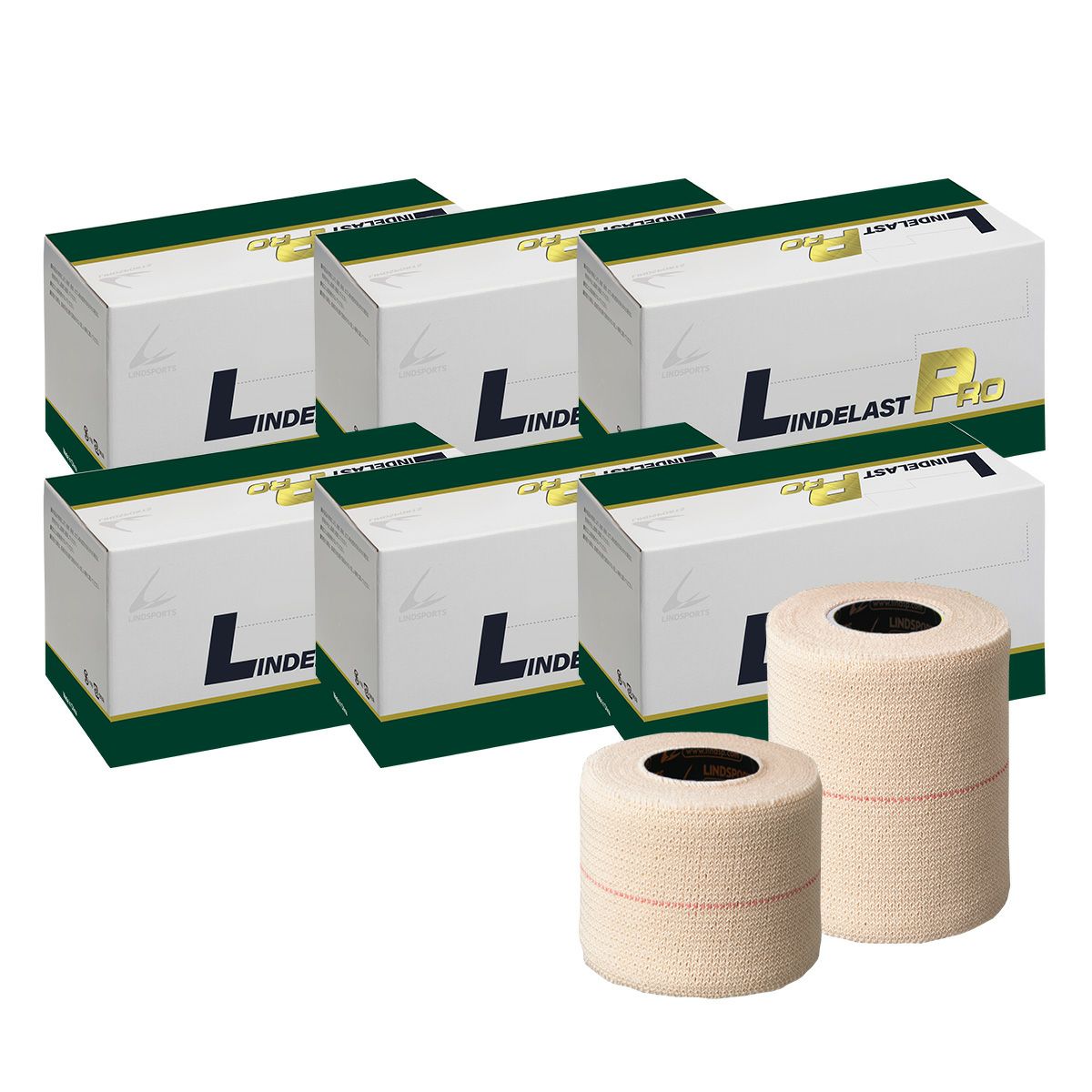 リンドエラストPRO 幅50mm/75mm 長さ4.5m 6箱セット LINDSPORTS
