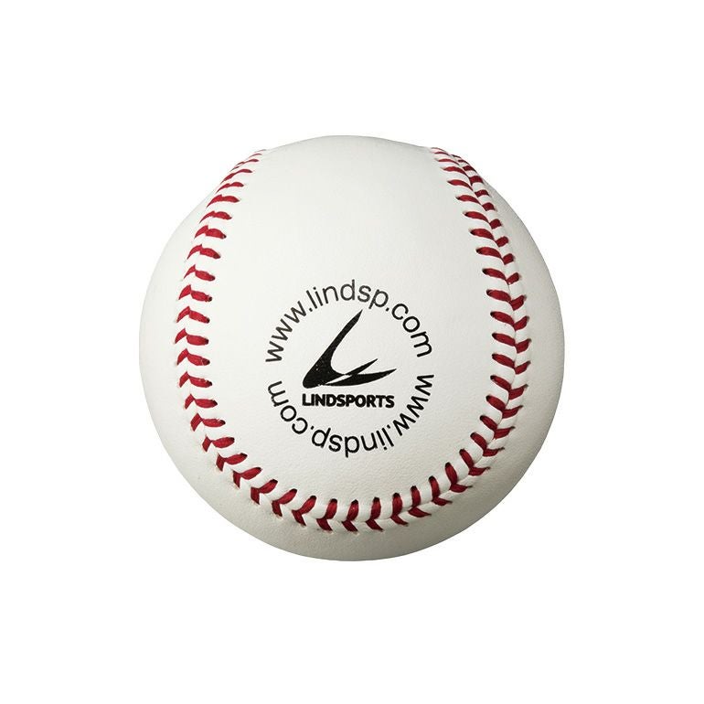 LINDSPORTS B革硬式練習球 国産牛革 ウール50% ロゴあり 硬式野球