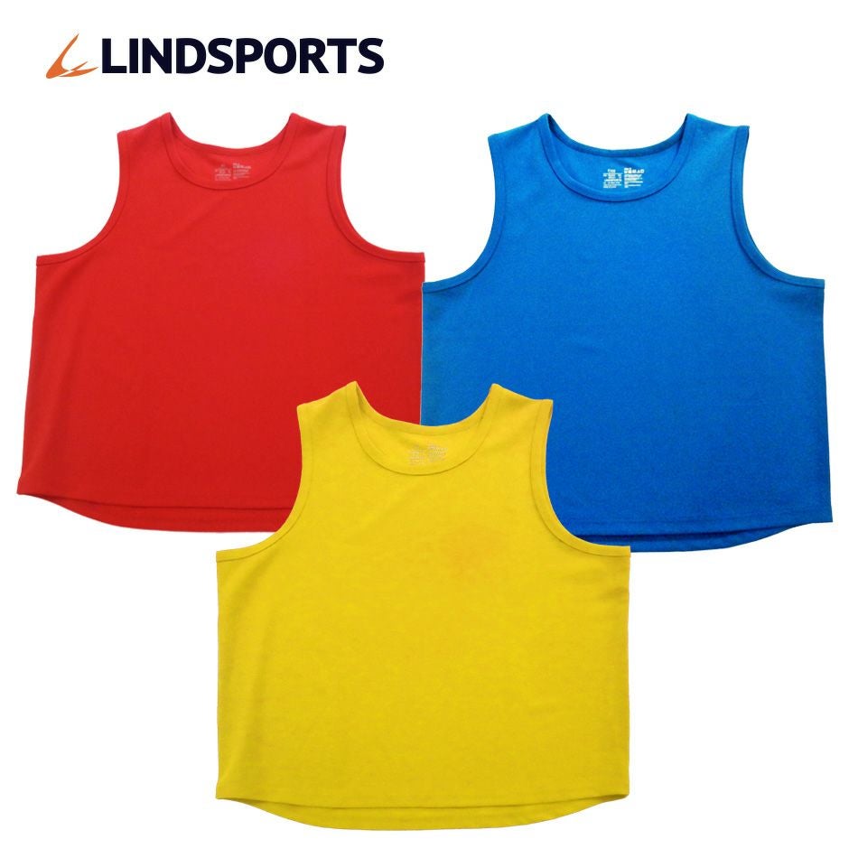丈夫ビブス フリーサイズ/XOサイズ 10枚セット LINDSPORTS | LINDSPORTS