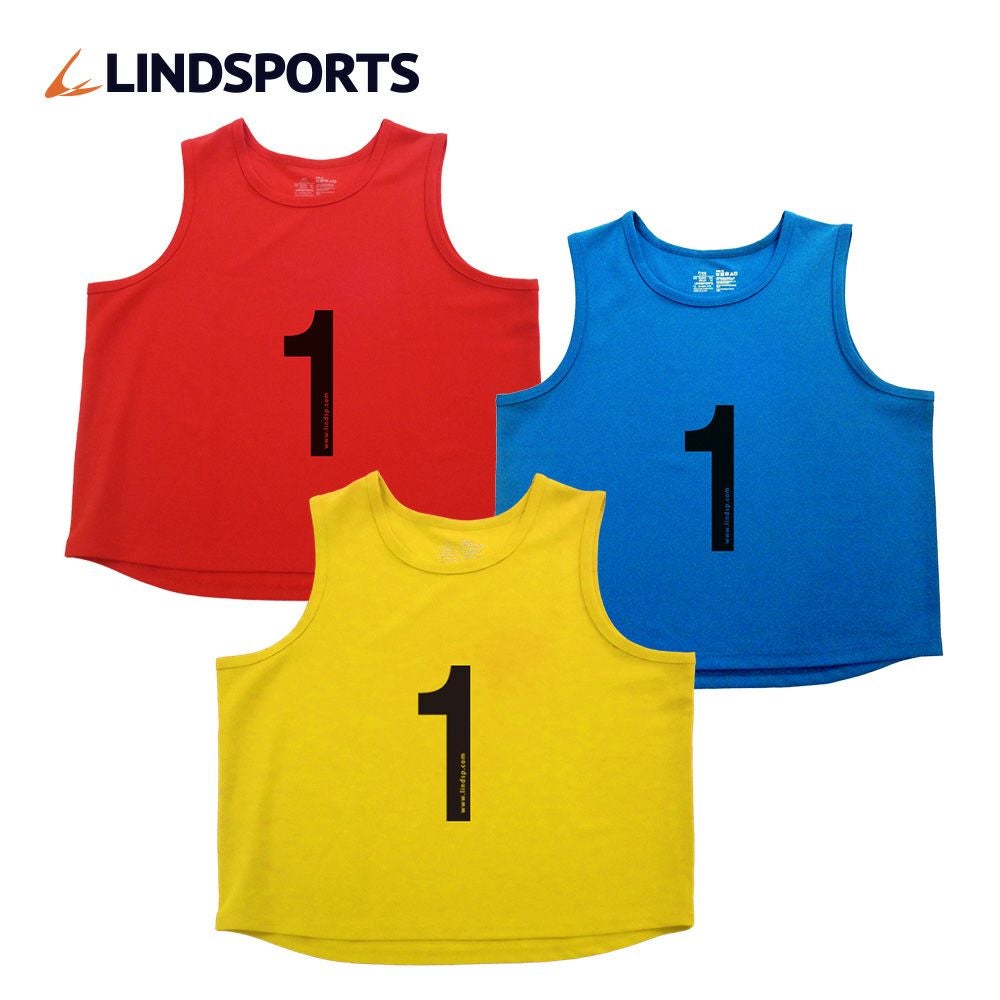早い者勝ち！未使用ビブス　10枚セット 丈夫ビブス フリーサイズ/XOサイズ 10枚セット LINDSPORTS | LINDSPORTS