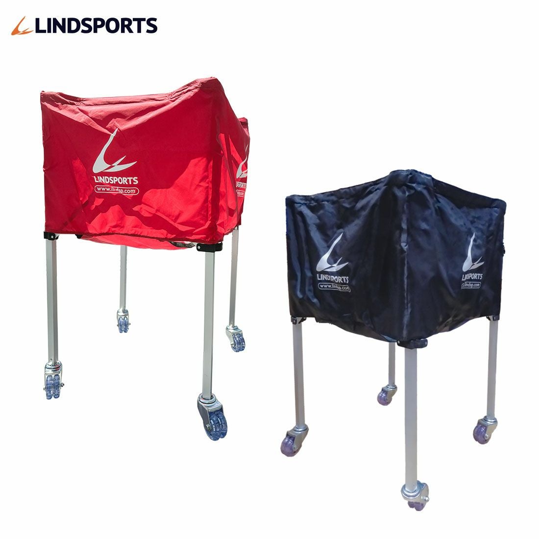 丈夫ボールカートST (黒/赤) ボールカゴ LINDSPORTS | LINDSPORTS