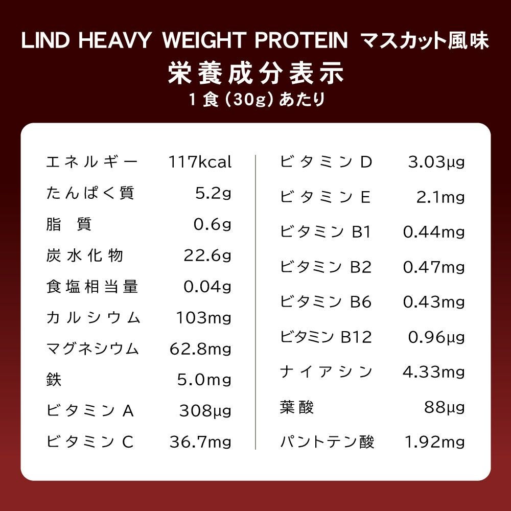 LINDSPORTS　リンドヘビーウェイトプロテイン
